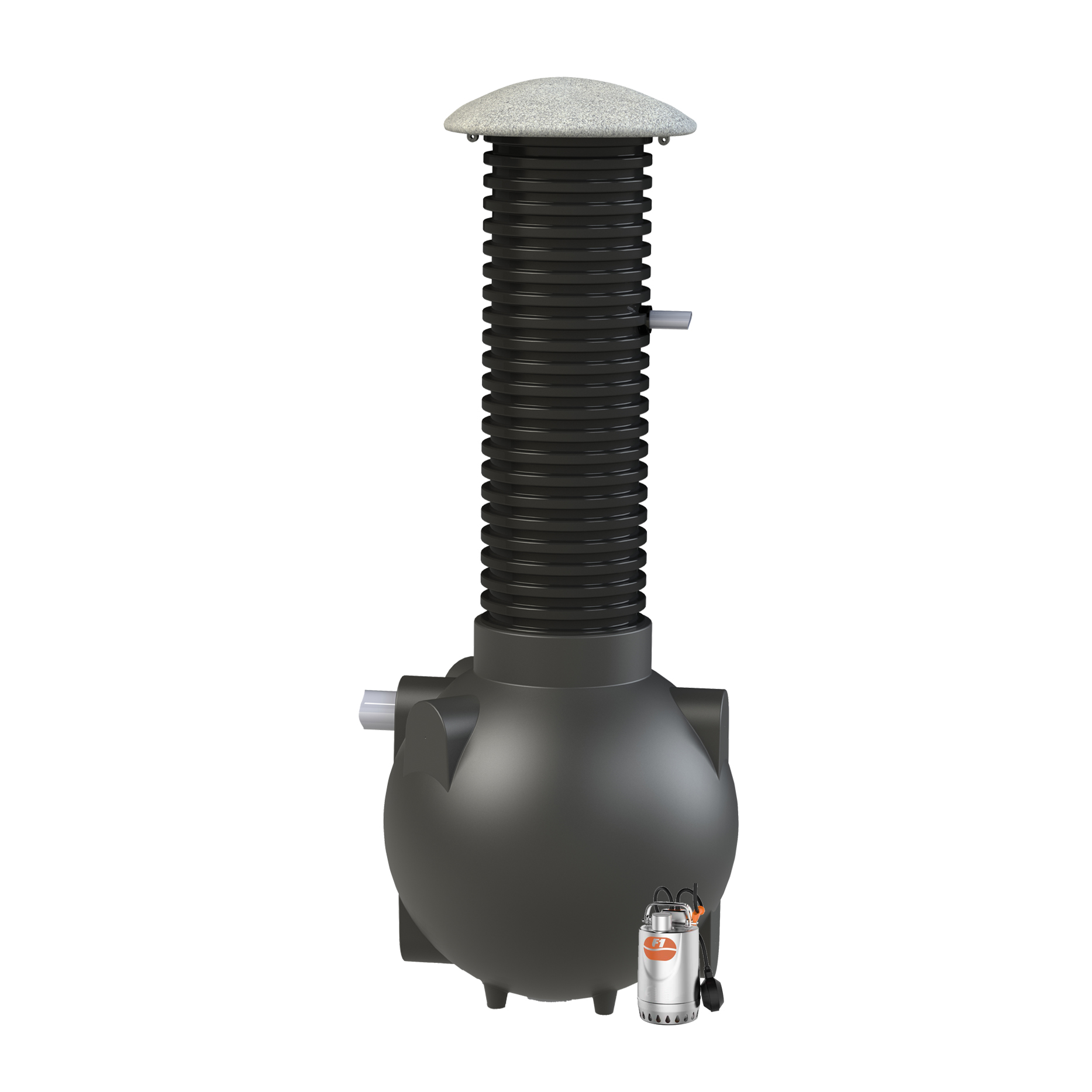 IISI Pumppukaivo 350L Saostetut- ja harmaat vedet, 40mm